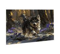 Puzzle de 1000 Piezas, Rompecabezas para Adultos, Imposible, Difícil, Desafiante, Juegos de Rompecabezas DIY Toda la Familia, Regalos para Mujeres, Hombres, Pasatiempo Creativo,Perro Bosques fr0-1019