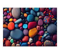 Puzzle de 1000 piezas, rompecabezas para adultos, rompecabezas imposible, rompecabezas familiares de alta difficulty, juego de rompecabezas de habilidad colorido, piedras coloridas