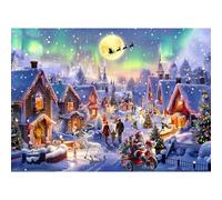 Puzzle de 1000 piezas, rompecabezas para adultos, un rompecabezas desafiante, juegos de rompecabezas para toda la familia, regalos para mujeres, regalos para hombres, tema de la Feliz Navidad