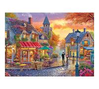 Puzzle de 1000 piezas, rompecabezas para adultos, un rompecabezas desafiante, juegos de rompecabezas para toda la familia, regalos para mujeres, regalos para hombres, tema: camino de neón