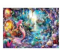 Puzzle de 1000 piezas, rompecabezas para adultos, un rompecabezas desafiante, juegos de rompecabezas para toda la familia, regalos para mujeres, regalos para hombres, tema: sirena bajo el mar