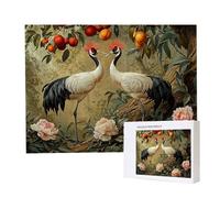 Puzzle de 1000 Piezas, Rompecabezas para Adultos, un Rompecabezas Desafiante, Puzzle para Toda la Familia, Letras en la Parte Posterior, Regalos para Hombres Mujeres, Tema: (Grulla Inmortal) u-847