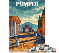 Puzzle de 1000 piezas sobre las ruinas de Pompeya para adolescentes, regalos, puzles de madera para adultos, puzles sostenibles para adultos, juegos de 1000 piezas (75 x 50 cm)