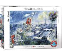 Vista De Paris Mark Chagall 1000 Piezas Puzle Rompecabezas Por Eurographics