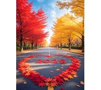 Puzzle de 120 Piezas Camino Hoja de otoño, Rompecabezas para Adultos, Relajante Entretenimento, Desafiante y Difícil Puzzles 120 Piezas Adultos, Juego Educativo y Estimulante