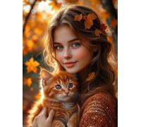 Puzzle de 120 Piezas Gata, Rompecabezas para Adultos, Relajante Entretenimento, Desafiante y Difícil Puzzles 120 Piezas Adultos, Juego Educativo y Estimulante