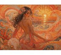 Puzzle de 120 Piezas para Adultos, Belleza exótica 29.7x21cm, Rompecabezas 120 Piezas Adultos, Juego Antiestrés y Desafío de Creatividad, Regalo para Noches de Juego