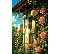 Puzzle de 120 Piezas para Adultos, Campanillas Viento Aleros 29.7x21cm, Rompecabezas 120 Piezas Adultos, Juego Antiestrés y Desafío de Creatividad, Regalo para Noches de Juego