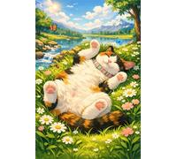 Puzzle de 120 Piezas para Adultos, Corriente de Gatos 29.7x21cm, Rompecabezas 120 Piezas Adultos, Juego Antiestrés y Desafío de Creatividad, Regalo para Noches de Juego