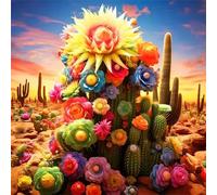 Puzzle De 120 Piezas para Adultos, Flores del Desierto de sequía 120 Piezas Rompecabezas Difíciles, Puzzles Adultos Imposibles, Relajante, Entretenimento, Juego de Habilidad Inteligente