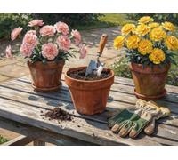 Puzzle de 120 Piezas para Adultos, Herramientas jardinería Flores 29.7x21cm, Rompecabezas 120 Piezas Adultos, Juego Antiestrés y Desafío de Creatividad, Regalo para Noches de Juego