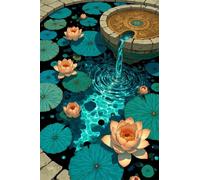 Puzzle de 120 Piezas para Adultos, Hoja de Estanque de Loto 29.7x21cm, Rompecabezas 120 Piezas Adultos, Juego Antiestrés y Desafío de Creatividad, Regalo para Noches de Juego