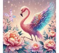 Puzzle De 120 Piezas para Adultos, Peonía Flamingo 120 Piezas Rompecabezas Difíciles, Puzzles Adultos Imposibles, Relajante, Entretenimento, Juego de Habilidad Inteligente