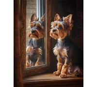Puzzle De 120 Piezas para Adultos, Sombra de Ventana de Perro Rompecabezas Adultos 120 Piezas, Puzzles Clásicos, Entretenimiento Creativo Diversión, Regalo para la Relajación