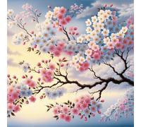 Puzzle de 120 Piezas para Adultos y Niños, Flores de durazno 120 Piezas Rompecabezas Adultos, DIY Entretenimiento Creativo, Divertido, Juego de Habilidad para Toda La Familia