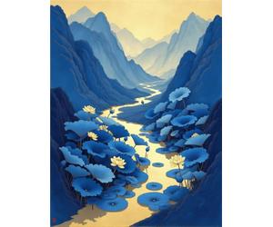 Puzzle de 150 Piezas para Adultos, Plantas Azules del cañón 35x25cm, Rompecabezas 150 Piezas Adultos, Juego Antiestrés y Desafío de Creatividad, Regalo para Noches de Juego