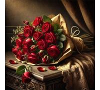 Puzzle de 150 Piezas para Adultos y Niños, Ramo de Rosas 150 Piezas Rompecabezas Adultos, DIY Entretenimiento Creativo, Divertido, Juego de Habilidad para Toda La Familia