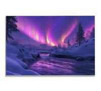 Puzzle de 1500 Piezas para Adultos, Paisaje Puzzle 1500 Piezas, Aurora Rompecabezas Adultos con Caja, Medidas: 87x57 cm, Rompecabezas Madera para Toda la Familia, Home Decoration, Regalo Mujer, -2407