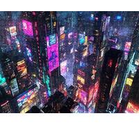 Puzzle de 1500 Piezas para Adultos, Puzzle de Madera, Rompecabezas de Gran Detalle y Colores Vibrantes - Un Desafío Divertido para Toda la Familia, Decoración de Hogar, 87 x 57 cm Ciudad color-2 w0-52
