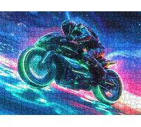 Puzzle de 1500 Piezas para Adultos, Puzzle de Madera, Rompecabezas de Gran Detalle y Colores Vibrantes - Un Desafío Divertido para Toda la Familia, Decoración de Hogar, 87 x 57 cm Auto sueño-2 w0-40