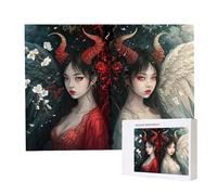 Puzzle de 1500 Piezas Puzzle Adultos 87x57cm Juego Educativo Regalos Rompecabezas para Adultos y niños a Partir de 14 Años, Regalo Creativo para la Relajación - (Demon Girl) t-183