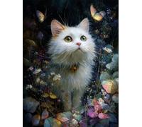 Puzzle de 2000 para Adultos, Mariposa De Gato, Clásicos YHPGL7-581 | Puzzle Alta Dificultad y Desafiante, Juego de Habilidad para Toda la Familia, Entretenimiento Juego Educativo, Regalo
