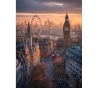 Puzzle de 2000 para Adultos, Una Ciudad PróSpera, Clásicos YHPGL7-220 | Puzzle Alta Dificultad y Desafiante, Juego de Habilidad para Toda la Familia, Entretenimiento Juego Educativo, Regalo