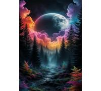 Puzzle de 2000 Piezas Paisaje Jungla Fantasía 100x70 cm, Juguete desafío y Juego Educativo, Ejercita Paciencia, Rompecabezas Clásico para Adultos 2000 Piezas