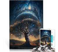 Puzzle de 2000 Piezas para Adultos Árbol Cósmico de la Vida Juguete Educativo Intelectual descompresor Grandes Regalos y Juguetes 70x100cm