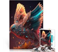 Puzzle de 2000 Piezas para Adultos Aves Reales 3 Alivia el estrés Vacaciones en casa Matar el Tiempo Lista de Deseos con Papá Noel 70x100cm