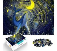 Puzzle de 2000 Piezas para Adultos Bajo la Luna del mar Entrena tu Cerebro y Tus Manos Decoración de Pared cumpleaños y Navidad 70x100cm