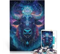 Puzzle de 2000 Piezas para Adultos Bestia mítica Toro Juego Familiar para aliviar el estrés: desafío difícil Mejorar la Memoria 70x100cm