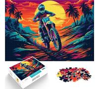 Puzzle de 2000 Piezas para Adultos Cabalgando por una Pista de Tierra Alivio del estrés Decoración de Pared cumpleaños y Navidad 70x100cm