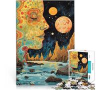 Puzzle de 2000 Piezas para Adultos Cascada Celestial Hecho de cartón para Mayores de 14 años Rompecabezas para Juego Educativo para cumpleaños y Navidad. tamaño：70x100cm