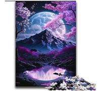 Puzzle de 2000 Piezas para Adultos, cerezos en Flor, montaña, diversión Familiar, Actividades en casa, Regalo de cumpleaños, Regalos de Viaje, para niños de 14 años en adelante, 70x100cm