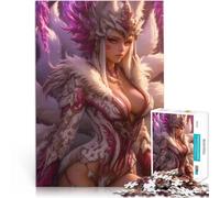 Puzzle de 2000 Piezas para Adultos Chica de Anime Diosa Kitsune Juego desafiante y Juego Familiar decoración de Pared 70x100cm