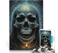 Puzzle de 2000 Piezas para Adultos Cráneo del Infierno Juegos educativos Decoración del hogar Toda la Familia. 70x100cm