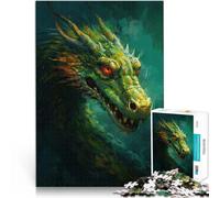 Puzzle de 2000 Piezas para Adultos Dragón del Bosque Chino Malvado Difícil Difícil con Piezas de Formas aleatorias Que se entrelazan Completamente 70x100cm