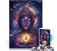Puzzle de 2000 Piezas para Adultos Estatua Sagrada del Buda Juguete de desafío de Juego Educativo Lista de Deseos con Papá Noel 70x100cm