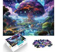 Puzzle de 2000 Piezas para Adultos Fantasía paisajística Entrena tu Cerebro y Tus Manos Actividades Divertidas en casa, Regalos de cumpleaños, Regalos de Viaje, 70x100cm