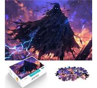 Puzzle de 2000 Piezas para Adultos Figura Oscura con relámpago Juguetes de Entretenimiento Familiar para la decoración del hogar 70x100cm