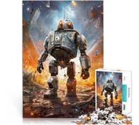 Puzzle de 2000 Piezas para Adultos Guerra de Robots Juguetes adictivos Que desafían la Inteligencia Cerebral Apto para Parejas 70x100cm