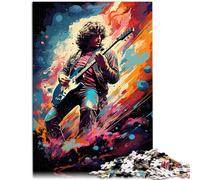 Puzzle de 2000 piezas para Adultos Hombre Jugando Guitarra Puzzle Decoración para el Hogar Alivio del Estrés Staycation Matar Tiempo 27.56 pulgadas x 39.37 pulgadas para 14 años