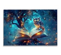 Puzzle de 2000 Piezas para Adultos, Magia Puzzle 2000 Piezas, Búho Rompecabezas Adultos con Caja, Medidas: 100x70 cm, Rompecabezas Madera para Toda la Familia, Home Decoration, Regalo Mujer, -1653