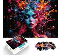 Puzzle de 2000 Piezas para Adultos Mientras mi Mente explota Juguete Educativo de Aprendizaje Juego Educativo para cumpleaños y Navidad. 70x100cm