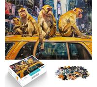 Puzzle de 2000 Piezas para Adultos Monos de Manhattan Juguetes educativos de Aprendizaje Juegos Familiares Mejorar la Memoria 70x100cm
