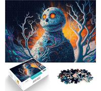 Puzzle de 2000 Piezas para Adultos Muñeco de Nieve psicodélico II Reducción del estrés Interesante Gran Regalo para Juegos 70x100cm