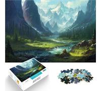 Puzzle de 2000 Piezas para Adultos Naturaleza de montañas y Lagos Entrena tu Cerebro y Tus Manos Regalos de Amigo Secreto 70x100cm