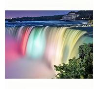 Puzzle de 2000 Piezas para Adultos, Paisaje de Cascada Rompecabezas para Adulto, Desafiante Rompecabezas, Entretenimiento Creativo, Puzzles para Adultos 2000 Piezas 100 x 70 cm