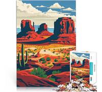 Puzzle de 2000 Piezas para Adultos Paisaje del Valle de los Monumentos Difícil Difícil Cada Pieza es única: un desafiante y Divertido Juego Familiar 70x100cm